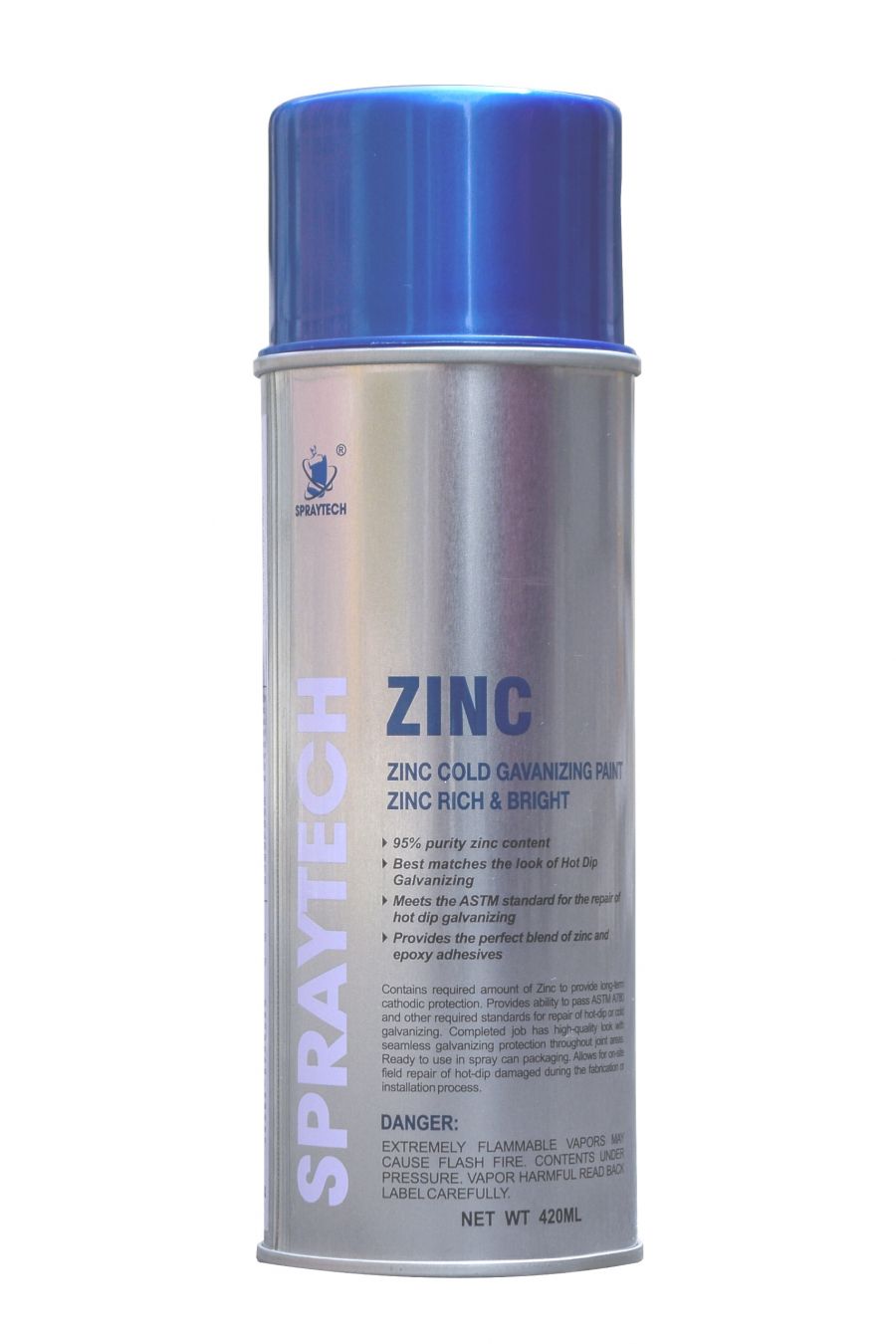 Sơn mạ kẽm sáng Zinc Spraytech 420ml